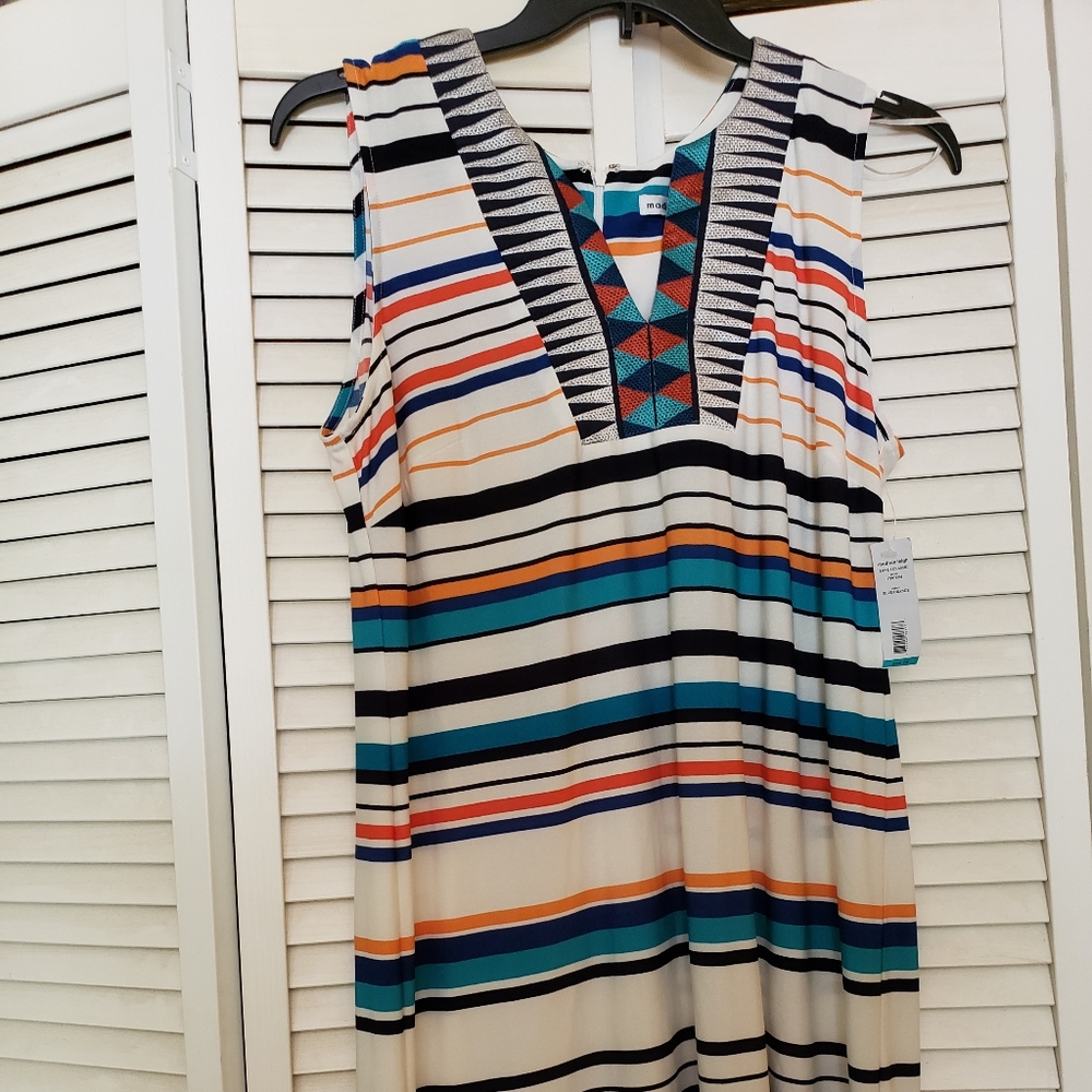 Ethnic Print Dress NWT